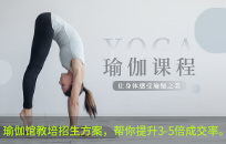 瑜伽馆教培机构 共享门店合伙人招生方案 帮你提升3-5倍成交率 瑜伽馆教培机构 共享门店合伙人招生方案 帮你提升3-5倍成交率