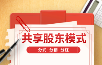 爆火的商业模式 共享股东分红模式系统