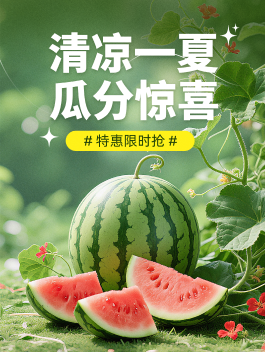 水果店节日活动促销海报设计